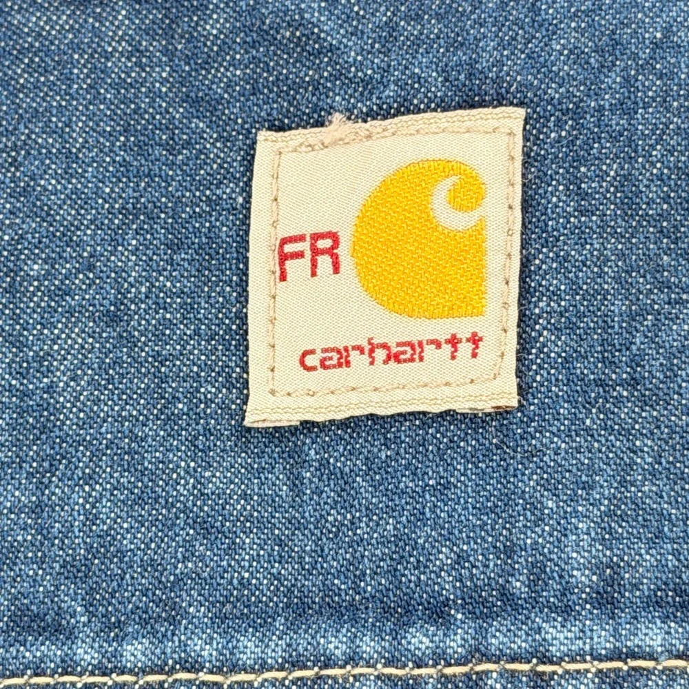 Carhartt Utility Jean Mens 50x34 Blue Flame Resistant NWT BD0013-FRM Loose Fit